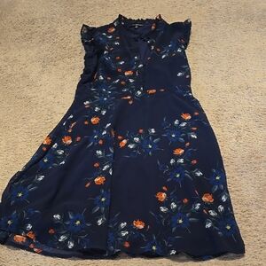 Floral Navy Dress
